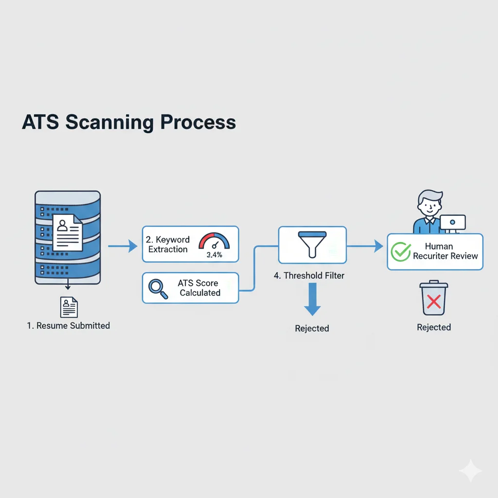 ATS scanning process infographic